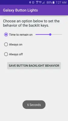 Galaxy Button Lights android App screenshot 2